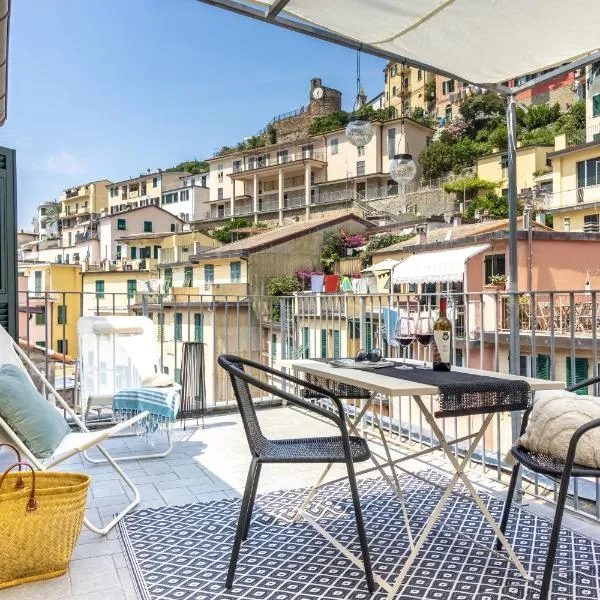 WanderJohn penthouse 5terreparco, hotel v destinaci Riomaggiore