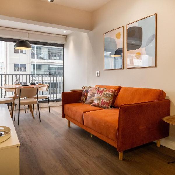 42m² | Lavadora | Garagem | Perto da Av. Paulista