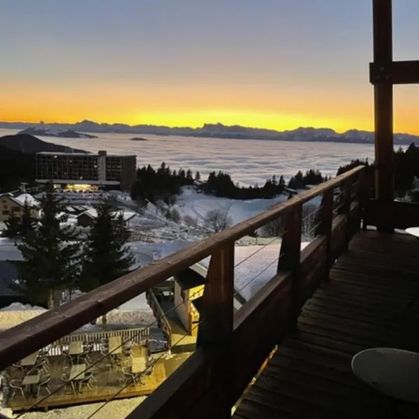 Duplex « les 7 Marmottes », Les Balcons de Recoin – hotel w mieście Chamrousse