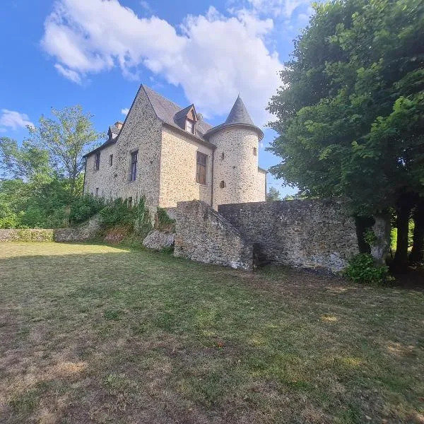 Manoir de la coudre, hótel í Andouillé