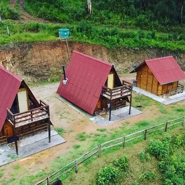 Pousada Pedra da Mata chalés na montanha, hotel v destinaci Munhoz