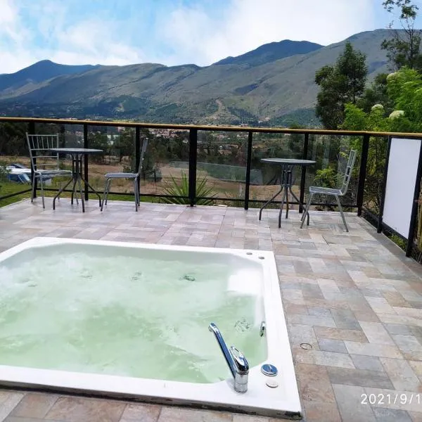 Casa con jacuzzi Villa de leyva, hotel in Villa de Leyva