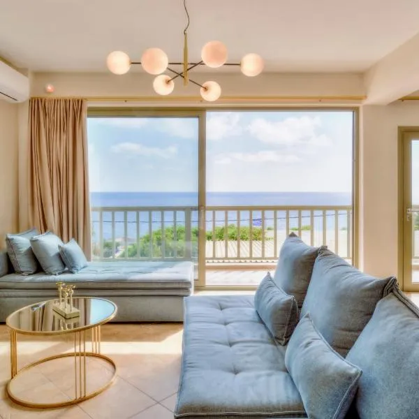 Roxa seaview apartment, hotel Ájosz Léonban
