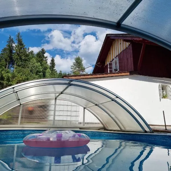 Roubenka Mlýn u skály Deštné v Orlických horách volné termíny 5 bytů, hotel in Deštné v Orlických horách