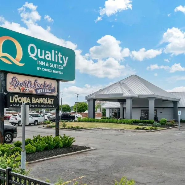 Quality Inn & Suites Banquet Center, hotell sihtkohas Livonia