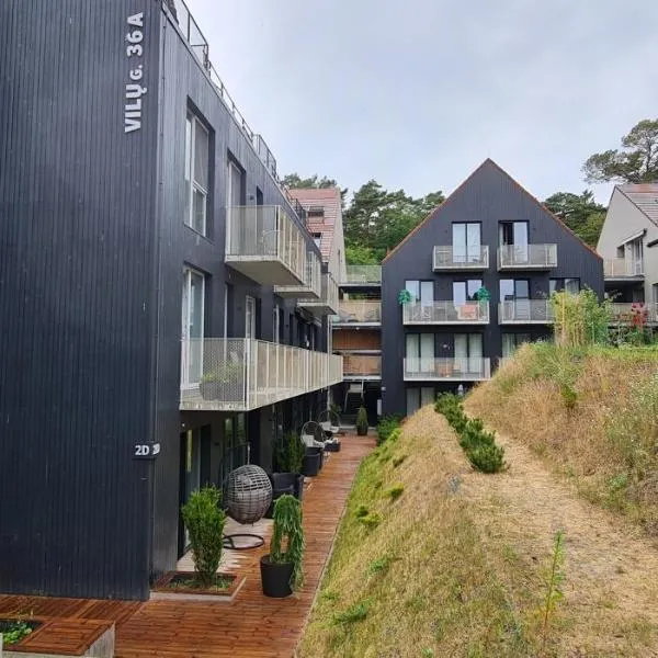 Apartments Gaiva Juodkrantėje, hotell i Juodkrantė