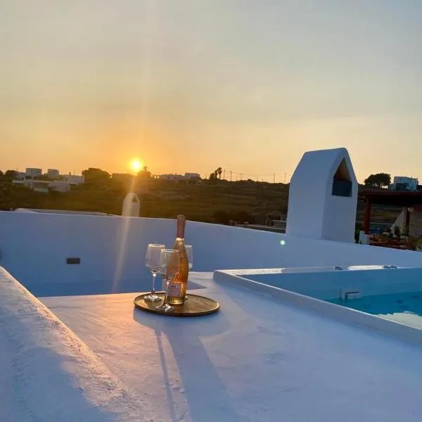 Villa Aderfia with private hot tub, khách sạn ở Ornos