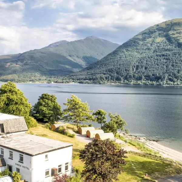 Onich Hotel & Lochside Beach Pods, hotel in Onich