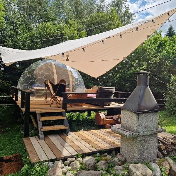 스톨라에 위치한 호텔 Glamping Štôla- Perzeid