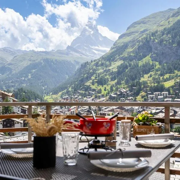 Zenith B Apartment by HomeFlow, hotel din Zermatt