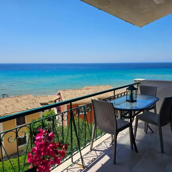 Corfu Glyfada Beach Apartments, hotell i Glyfada