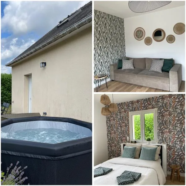 Maison cosy avec jacuzzi, hotel en Guilliers