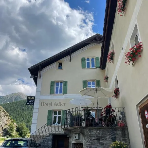 Hotel Adler Garni, hotelli kohteessa Zernez