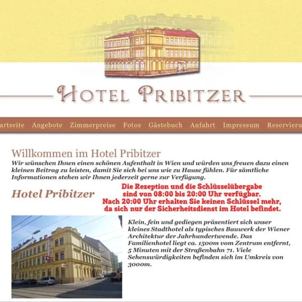 Hotel Pribitzer, hotel di Vienna