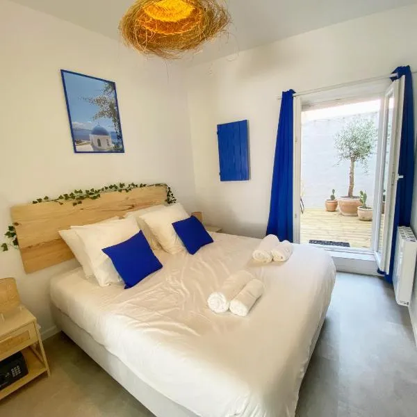 Le Santorini - centre ville & terrasse privée, hotel v destinácii Béthune