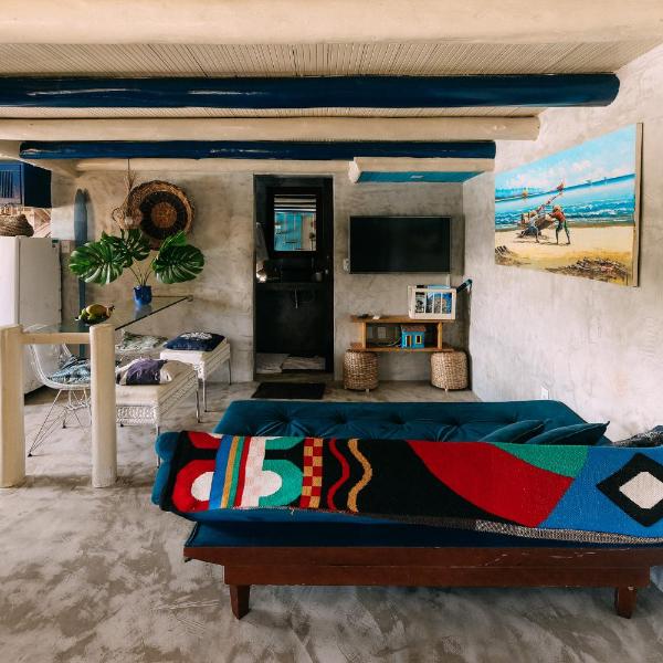 Casinha Azul Caraíva - casa completa na beira do Rio - Foto 5