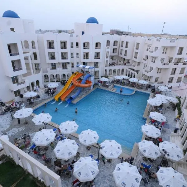 شاليه الزمردة بمنتجع سانتوريني, hotel in Dawwār Muḩammad Abū Shunaynah