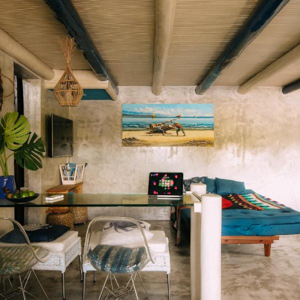 Casinha Azul Caraíva - casa completa na beira do Rio - Foto 4