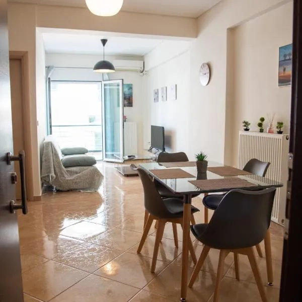 Modern apartment at Nea Artaki, hotel in Limnionas
