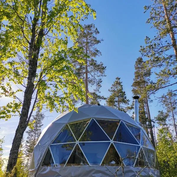 Hidden Island Laukanharju Glamping, hotel in Mikkolanniemi