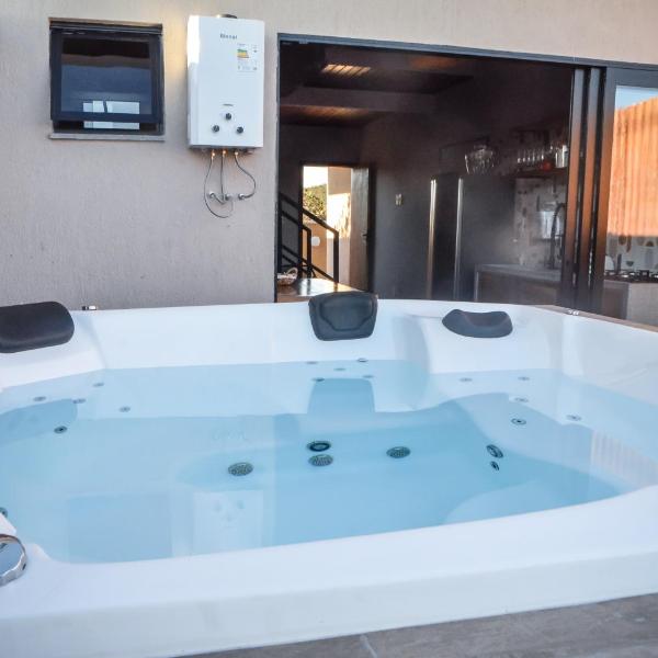 Vila Astra - jacuzzi privativa, telão 120 polegadas, próximo de tudo - Foto 2