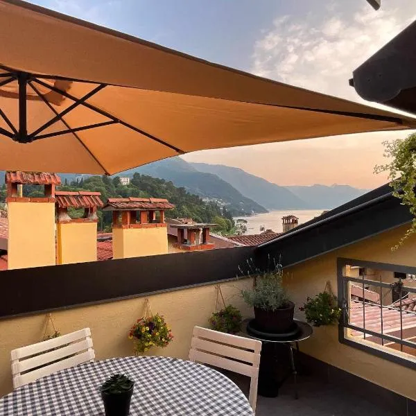 Skyway apartment with private lake view terrace、ベッラージョのホテル