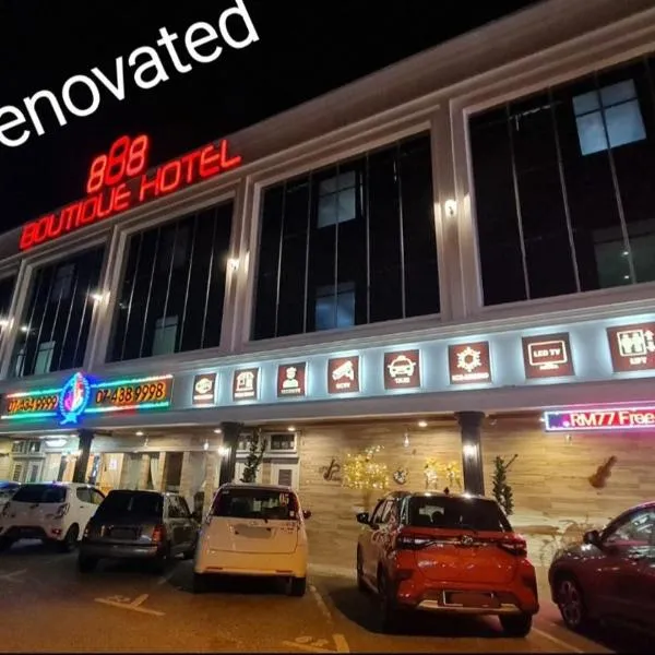 888 Boutique Hotel、バトゥパハのホテル
