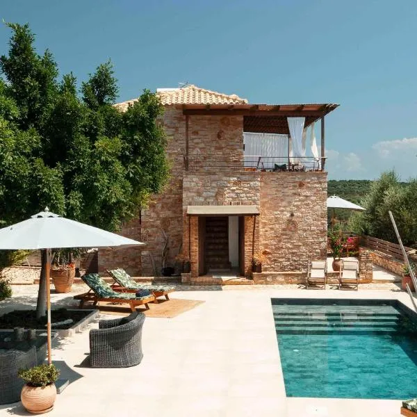 Peroulia Stone Villa Koroni - Grèce, Péloponnèse, hotel v destinaci Koroni