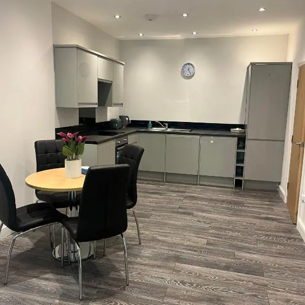 Contemporary apartment Great Location with private car park, hotel v destinaci Keighley