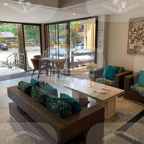 Flat Perfeito Flat Amarilis em Riviera São Lourenço com café da manhã e enxoval completo toalhas praia e piscina com trocas - Foto 5