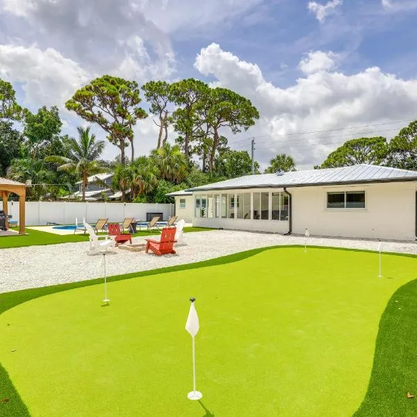 Vero Beach Vacation Rental Pool and Putting Green!, hotel v destinaci Vero Beach