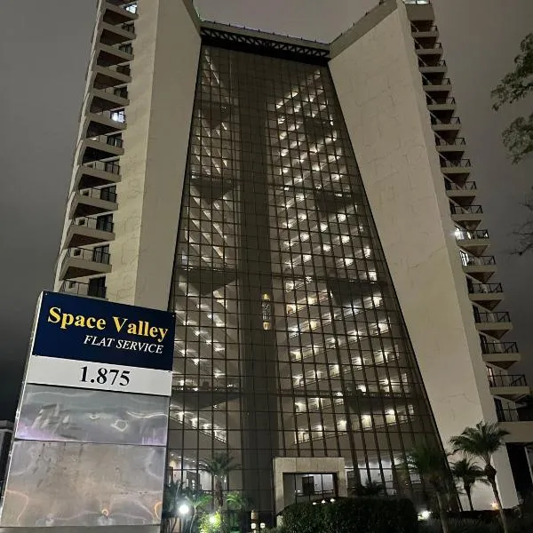 Flat Premium -Acesso a pé ao shopping Center vale - Edifício Summit (Ar condicionado), hotel v destinaci São José dos Campos