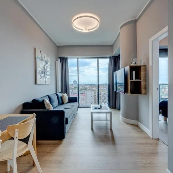 HANZA TOWER swimming pool & spa high floor with balcony!, Hotel in Stettin