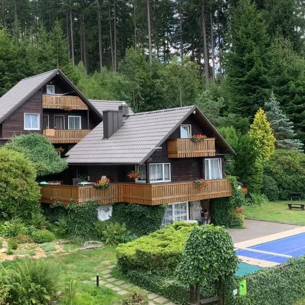 Chata Jezevec, hotel v Hojsově Stráži