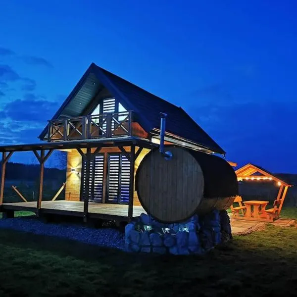 Domek na Roztoczu Balia Sauna Łaszczówka nad rzeką, hotel di Tomaszów Lubelski