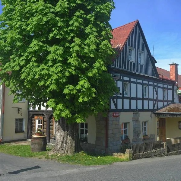 Hotel U Zeleného Stromu - Zum Grünen Baum, hotel v Hřensku