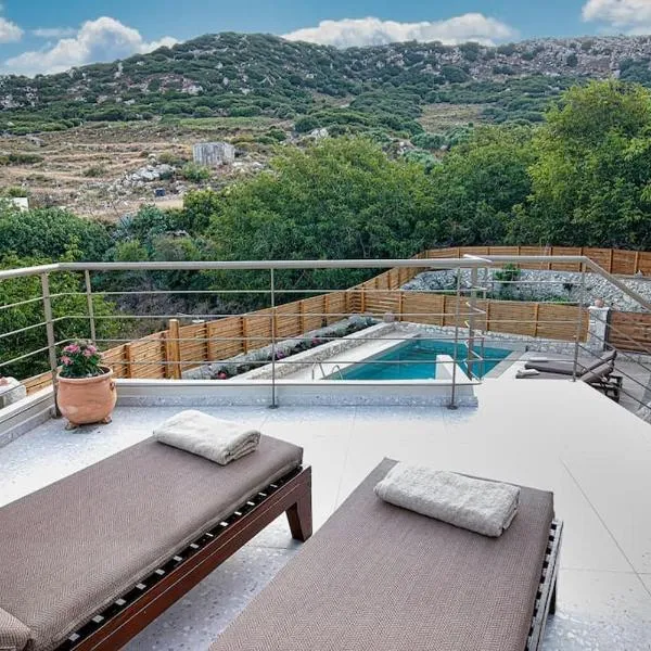 Pool Villa Leonidas Crete, hotel a Stíronas