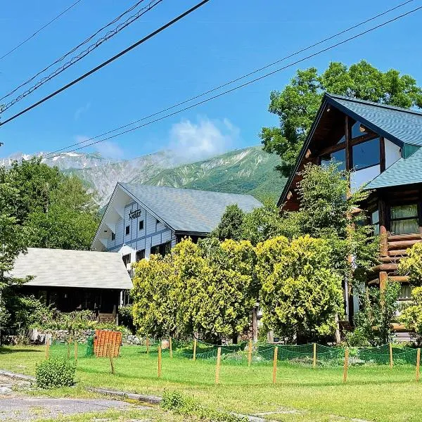 Hakuba Pension & Log Hotel Meteor, ξενοδοχείο στη Χακούμπα