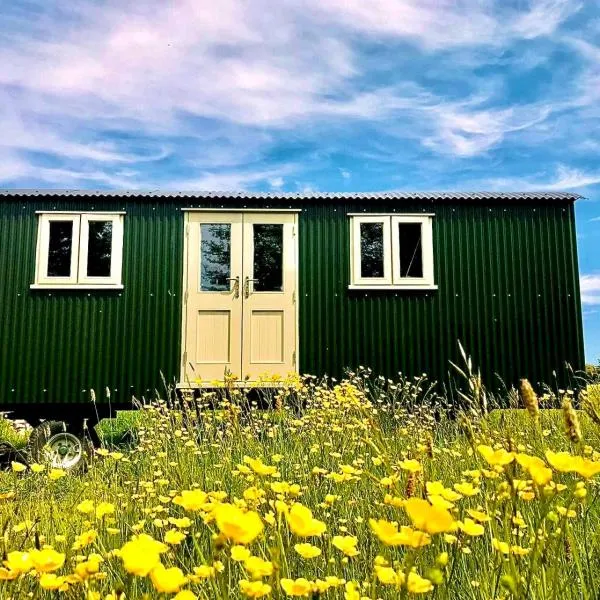The Old Post Office - Luxurious Shepherds Hut 'Far From the Madding Crowd' based in rural Dorset., hotel i Stalbridge