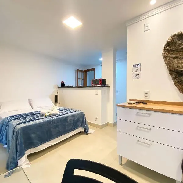 Loft familiar a alguns passos da praia