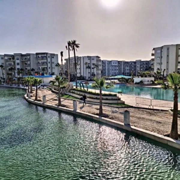 Wunderschönes Apartment im Palm Lake Resort - S+2 très haut standing für bis zu 5 Personen, hotel in Monastir