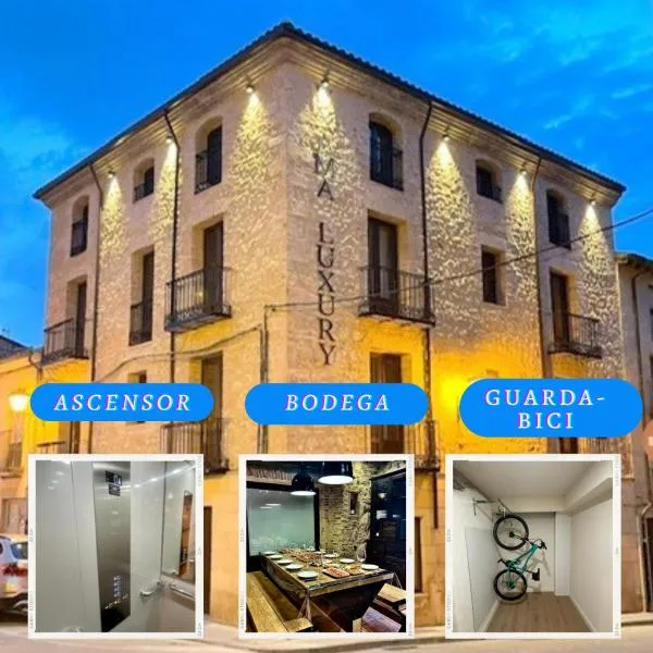 Apartamentos UXAMA LUXURY EPONA - junto a la Plaza Mayor, hotell i El Burgo de Osma