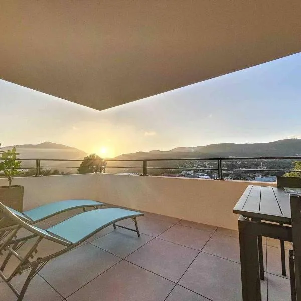 Appartement central avec très jolie vue, hotel i Ajaccio