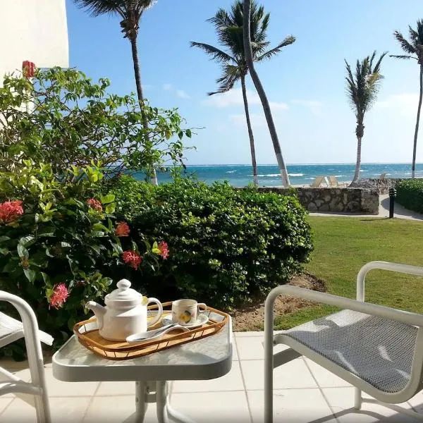 Beach Living at Villas Pappagallo Beachfront 22，位于西湾的酒店