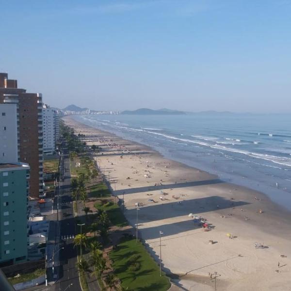 Apartamento Frente ao Mar com linda vista - Praia Grande