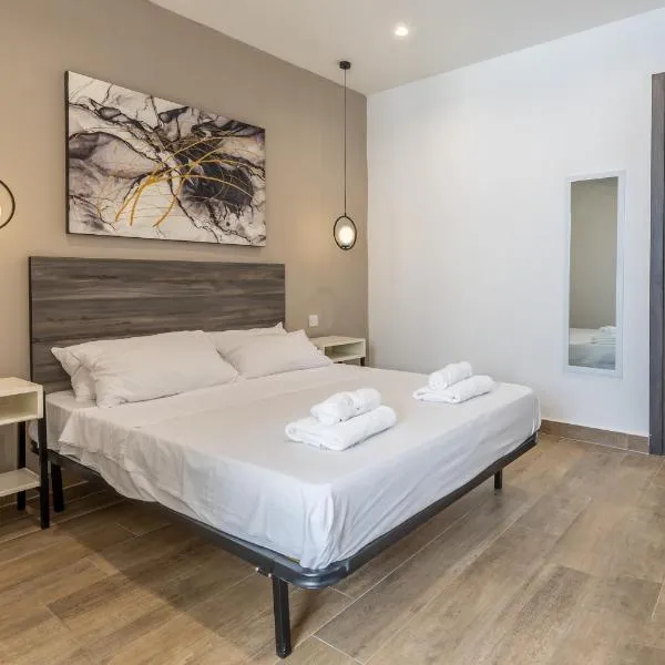 Studio 42 with kitchenette at the new Olo living, hotel in Paceville