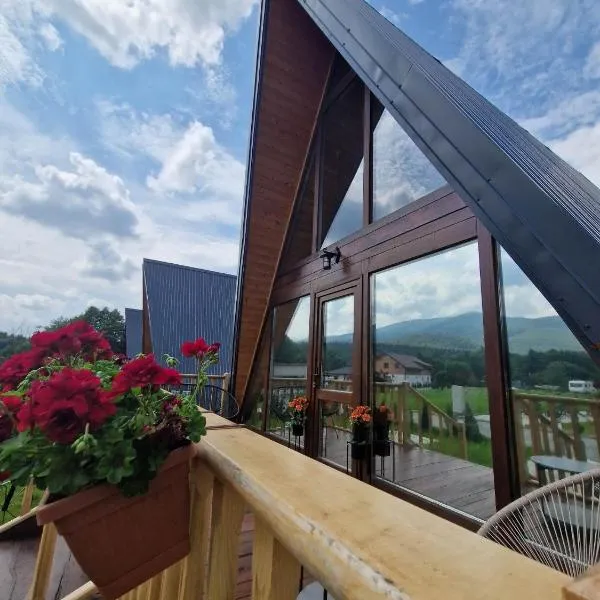 Doka Valea Sebesului A-Frame, hotel in Copăcel