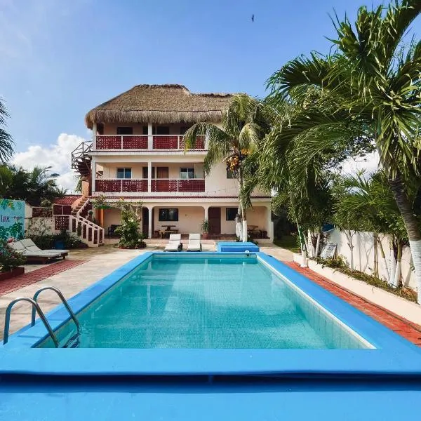 Hotel El Perico Marinero, hotel v destinaci Río Lagartos