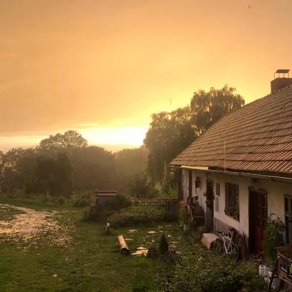 127 let stará chalupa se spaním na peci a finskou saunou, hotel v destinaci Jistebnice