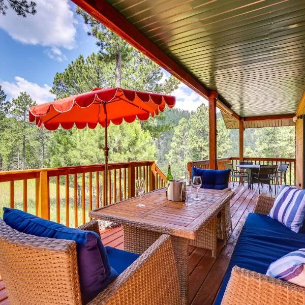 Keystone Escape with Amazing Mt Rushmore View!, hotell i Keystone